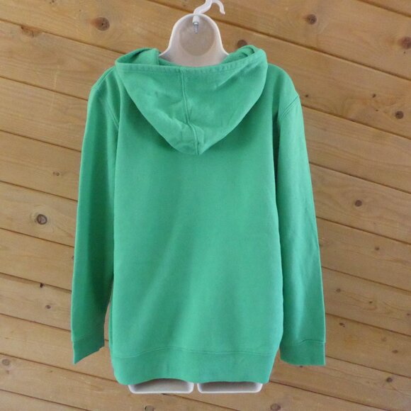 GAP LOGO Hoodie Sweatshirt Light Pastel Green Cotton Blend XL - Picture 6 of 9
